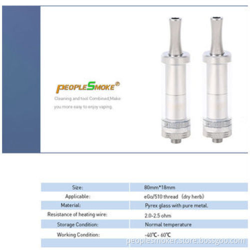 Cloutank M4 atomizer, for dry herb or wax with airflow control big capacity